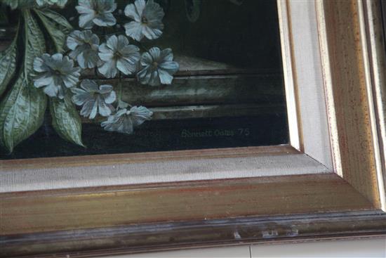 § Bennett Oates (1928-2009) Flower arrangement 23.5 x 19.5in.